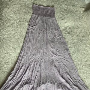 Lilac Maxi Dress with Pockets